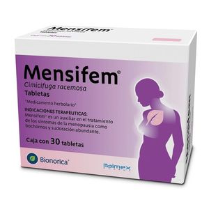 Mensifem 2.8 Mg C/ 30 Tab Cimicifuga Racemosa 30 Pz