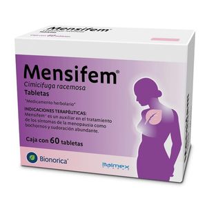 Mensifem 2.8 Mg C/ 60 Tab Cimicifuga Racemosa 60 Pz