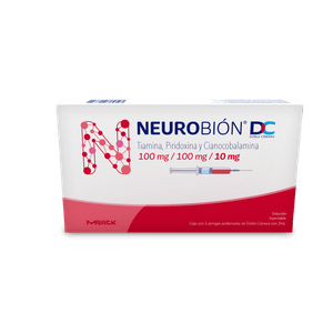 Neurobion Dc 100/100/10mg Jeringas Prellenadas 5 Pz