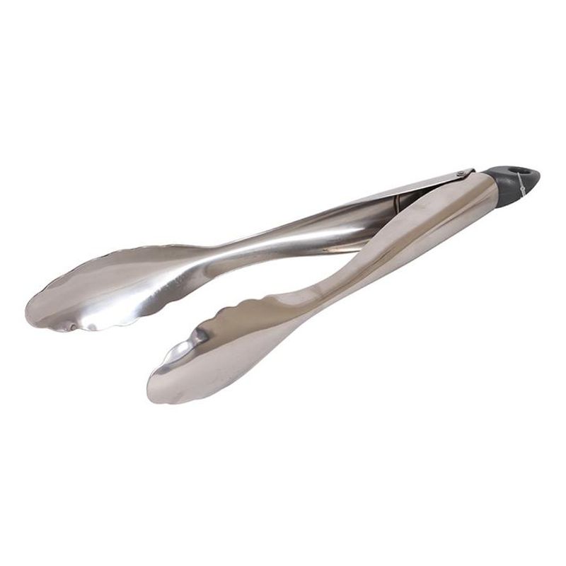 Pinza Cocina Acero Inoxidable Punta Plástica