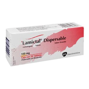 Lamictal 100 Mg Disper Tab28   Lamotrigina 28 Pz