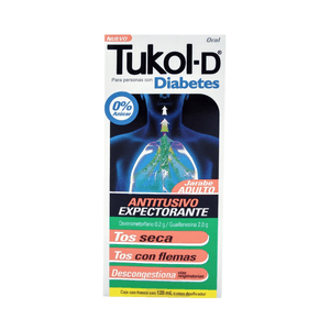 Jarabe Para Adulto Tukol-D Diabetes 120 Ml