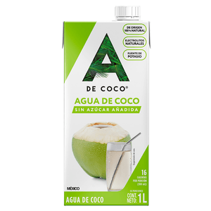 A De Coco Agua de Coco 100% Natural 1 L