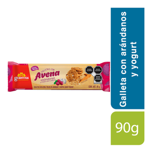 Galletas de Avena con Arándanos Y Chispas de Yog 90 Gr