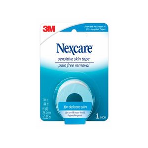 Nexcare Cinta Adhesiva Piel Piel Sensible Blanco 2.5 cm x 3.6 M 1 pz