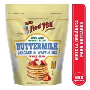 Harina Para Hot Cakes Y Waffles Orgánica 1 Pz