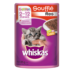 Whiskas Alimento Húmedo Gato Res 85 g Purina Cat Chow Defense Plus Alimento Seco para Gatitos Sabor Pescado Carne y Leche Bulto de 500 g