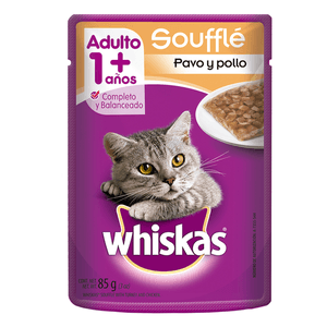 Whiskas Alimento Húmedo Gato Pavo y Pollo 85 g Whiskas Alimento Húmedo Gato Atún y Sardina 85 g