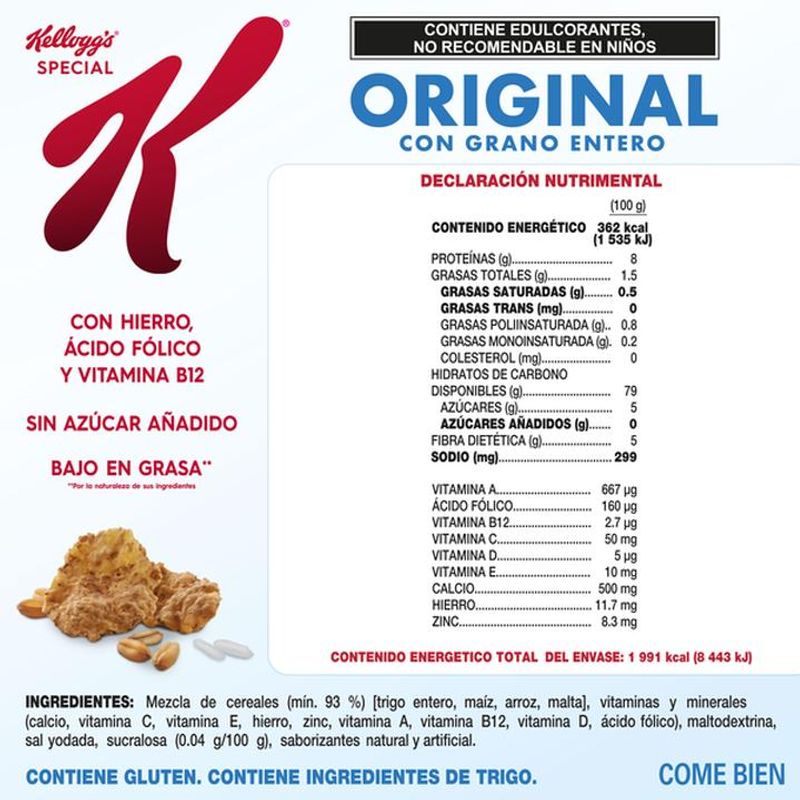 Kelloggs Cereal Corn Flakes El Original 410 g - H-E-B México