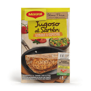 Hoja Sazonadora Maggi Jugoso al Sartén Tomate Sobre 21. 5 g 4 Hojas Hoja Sazonadora Maggi Jugoso al Sartén Tomate Sobre 21. 5 g  4 Hojas