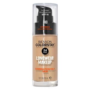 Maquillaje Líquido Revlon Colorstay Make Up Piel Mixta a Grasa Tono Sand Beige 30 ml