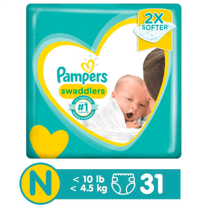 Pañales Swaddlers Recién Nacido 31 Pz