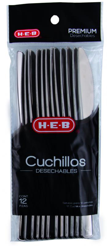 HEB Tenedores Desechables Premium 12 pz - H-E-B México