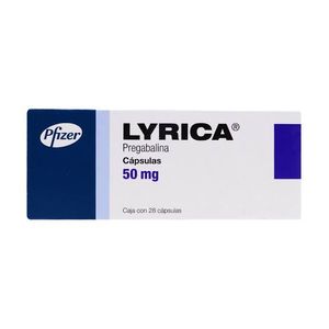 Lyrica 50 Mg Caps 28 Pregabalina 28 Pz