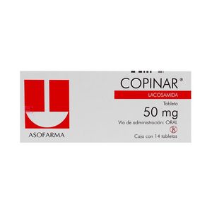 Copinar 50 Mg Tab 14 Lacosamida 14 Pz