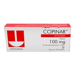 Copinar 100 Mg Tab 28 Lacosamida 28 Pz