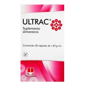 Ultrac 1.43 G Sup Alim Capsulas 30 Pz