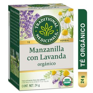 Traditional Medicinals Té de Manzanilla con Lavanda Orgánico