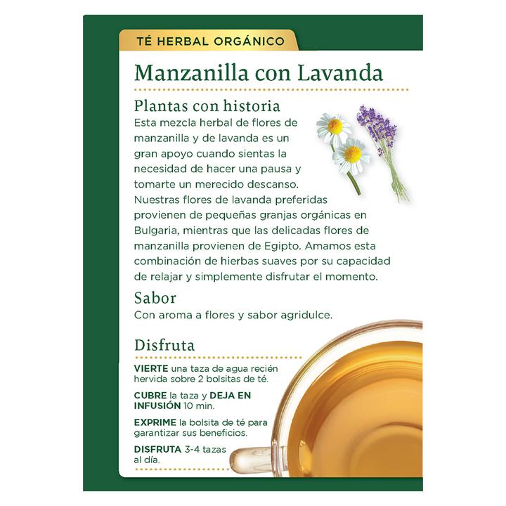 Traditional Medicinals Té de Manzanilla con Lavanda Orgánico Mi