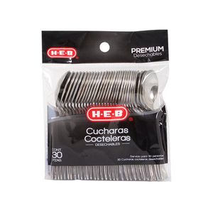 Cucharas Desechables Minis Premium 30 Pz