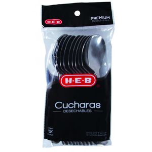 Cucharas Desechables Premium 12 Pz