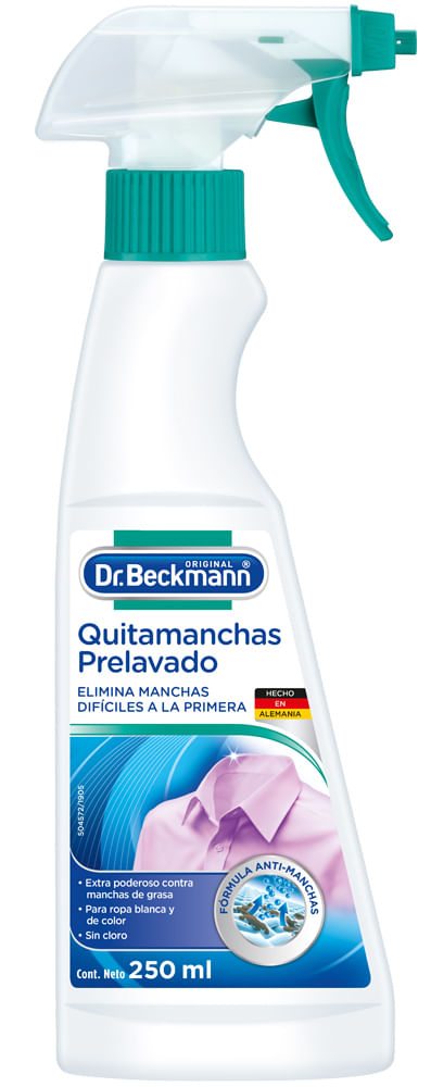 Dr Beckmann Quitamanchas Prelavado 250 ml – aseomira