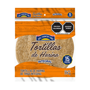 HCF Tortilla de Harina Salvado 375 g