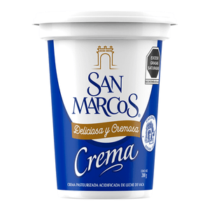 San Marcos Crema Ácida Deliciosa Y Cremosa 200 g