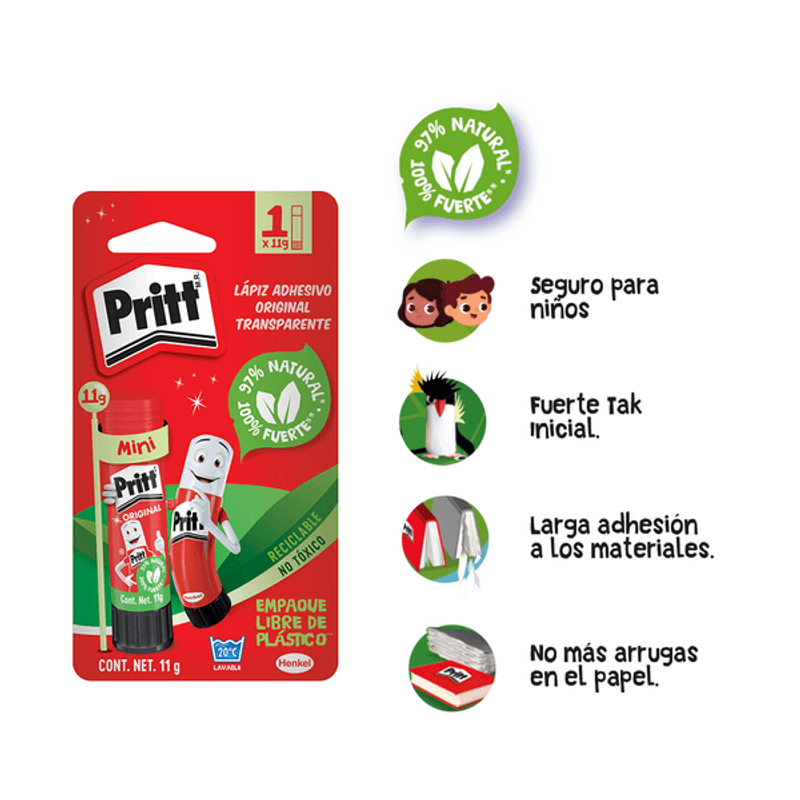 La nueva generación del lápiz adhesivo Pritt ofrece una mayor  sustentabilidad a sus consumidores