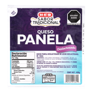 Queso Panela Deslactosado 400 Gr