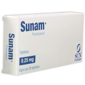 Sunam .25 Mg Tabletas 30 Pz