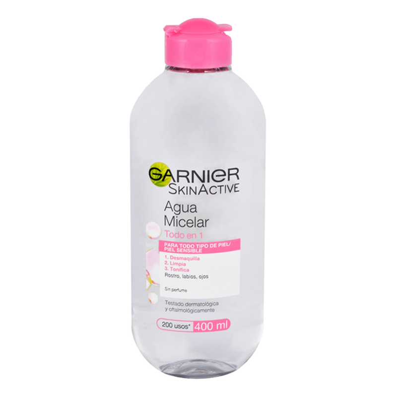 Comprar Garnier - Agua Micelar Todo en Uno 400ml - Todo tipo de pieles