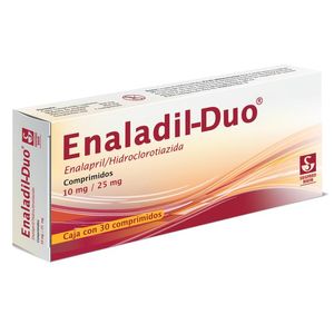 Enaladil-Duo 10/25 Mg Comprimidos 30 Pz