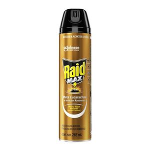 Raid Max Insecticida en Aerosol Mata Cucarachas e Insectos Rastreros 400 ml