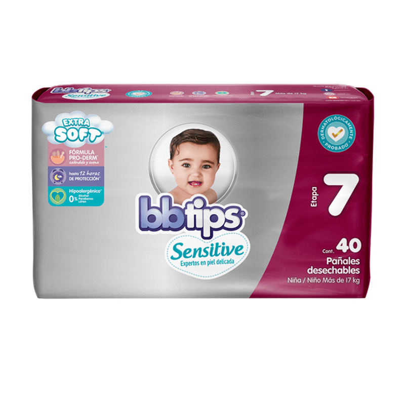 Bbtips Sensitive Pañal Talla 4 66 pz - Mi Tienda del Ahorro