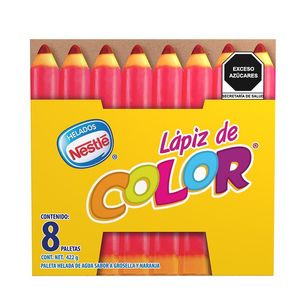 Paletas Lapiz Color 8 Pz