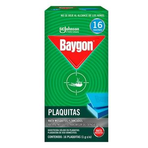 Insecticida Plaquitas 16 Pz