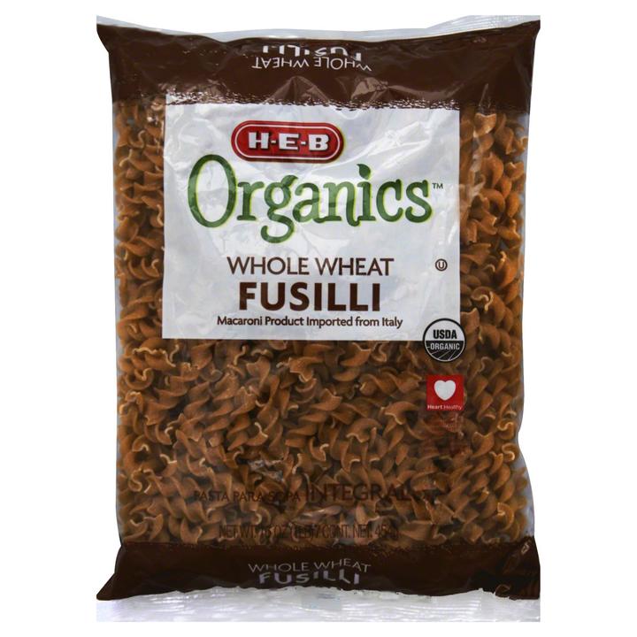 HEB Organics Pasta Fusilli Integral 454 g HEB México