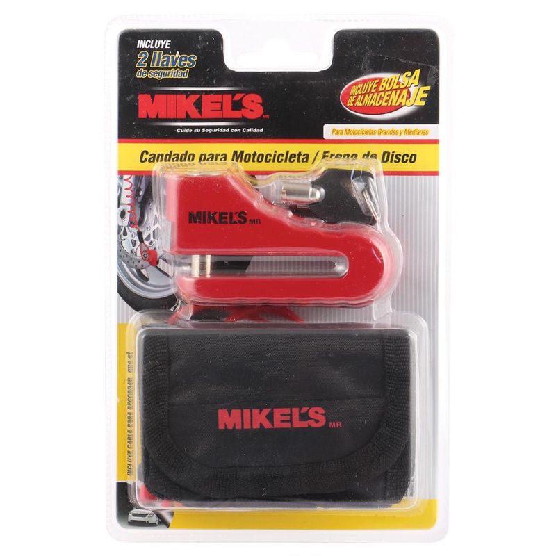 Candado Grande para Freno de Disco Motos Medianas Grandes - Mikels México,  tienda en línea Mikels