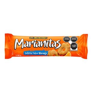 Galletas Marianitas Sabor Naranja 185 Gr