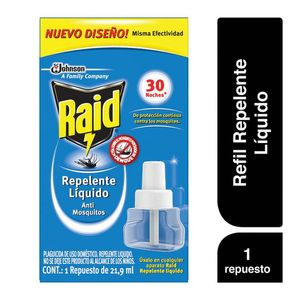 RAID Repelente Líquido Repuesto 30 Noches