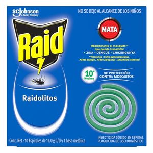 Insecticida Espiral Verde 12 Pz