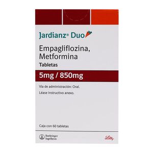 Jardianz Duo 5/850mg 60 Tab Empagliflozina Metform 60 Pz