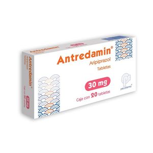 Antredamin 30 Mg C/ 20 Tab Aripiprazol 20 Pz