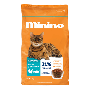 Alimento para Gato Pollo y Pescado 1.3 kg Alimento para Gato Carne 3 kg