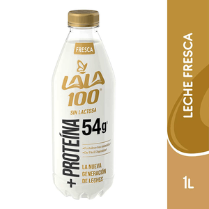 Lala Leche Fresca 100 Sin Lactosa Proteína 1 L