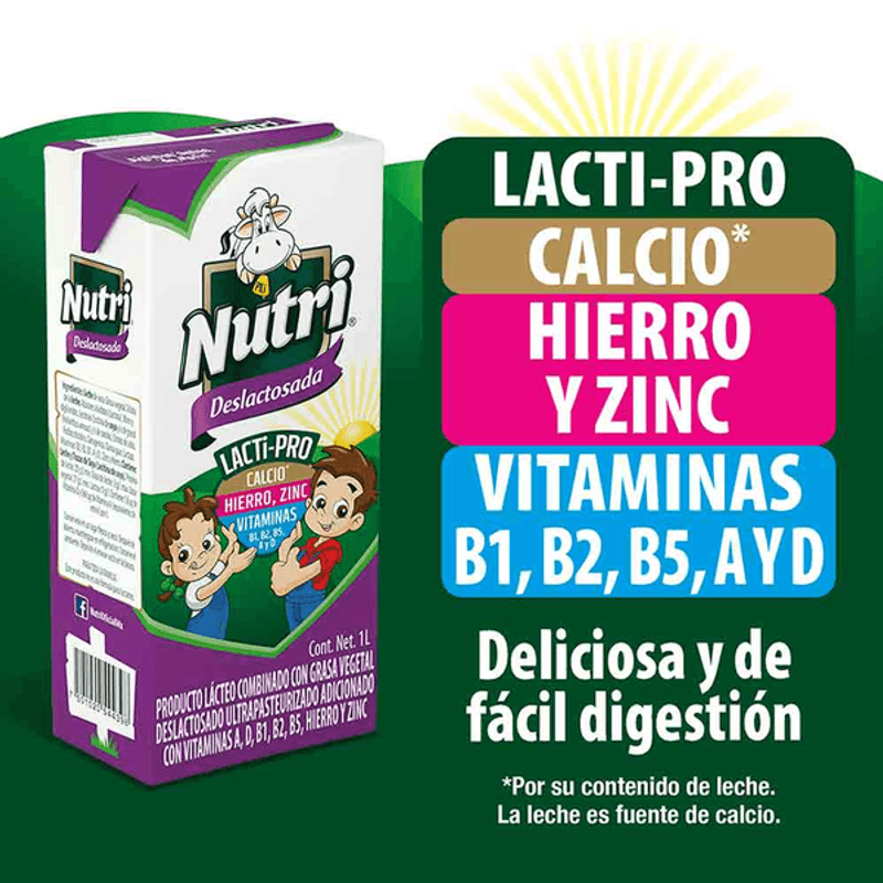 Fórmula Láctea Más Leche UHT 1 Lt