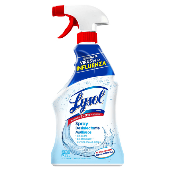 Lysol Desinfectante Spray Multiusos 650 ml - Mi Tienda del Ahorro