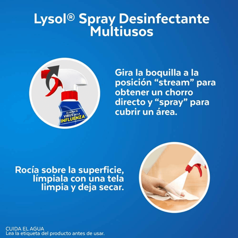 Lysol Desinfectante Spray Multiusos 650 ml - Mi Tienda del Ahorro