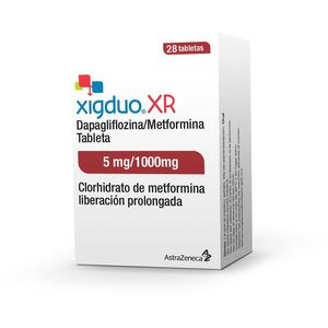 Xigduo 5/1000 Mg Tabletas 28 Pz